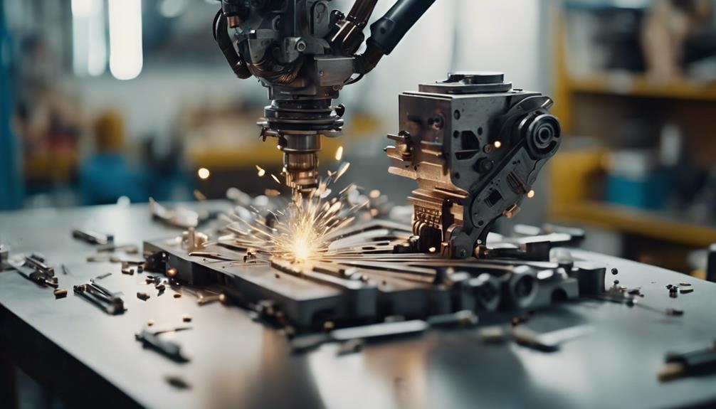 lavorazione di precisione con robot