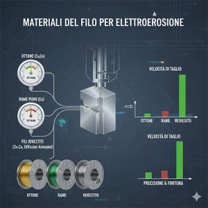 Scopri di pi&ugrave; sull'articolo Materiali del filo per elettroerosione: guida completa alla scelta e prestazioni