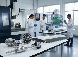 Scopri di più sull'articolo Componenti Meccanici per il Settore Aeronautico: Materiali, Lavorazioni e Requisiti di Qualità